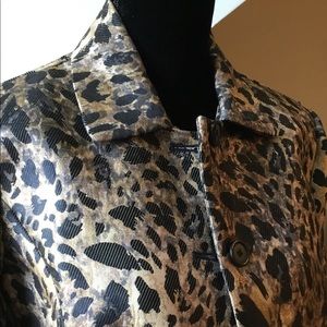 Chico’s Leopard Print Jacket